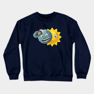 Eclipse Selfie Crewneck Sweatshirt